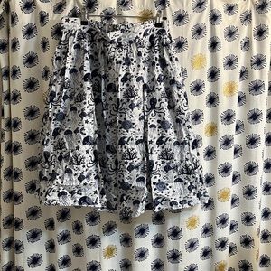 ModCloth ocean print skirt - size L